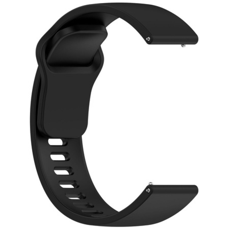 Ανταλλακτικό λουράκι QuickFit Sportband για Samsung Galaxy Watch3(45mm)/Watch(46mm)/Xiaomi Haylou LS05/Amazfit GTR(47mm)/2e(46mm)/Stratos 2/3/Mi Watch(46mm)/Huawei GT/Active/GT 2/Pro/Honor GS Pro/Magic/2(46mm) Black (22mm)