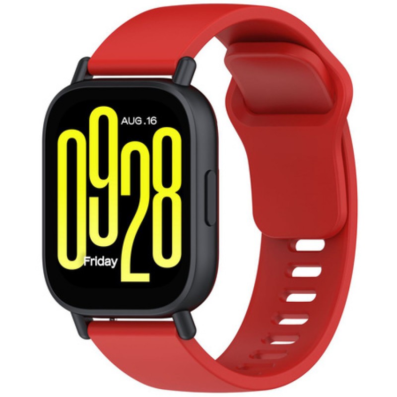 Ανταλλακτικό λουράκι QuickFit Sportband για Samsung Galaxy Watch3(45mm)/Watch(46mm)/Xiaomi Haylou LS05/Amazfit GTR(47mm)/2e(46mm)/Stratos 2/3/Mi Watch(46mm)/Huawei GT/Active/GT 2/Pro/Honor GS Pro/Magic/2(46mm) Red (22mm)
