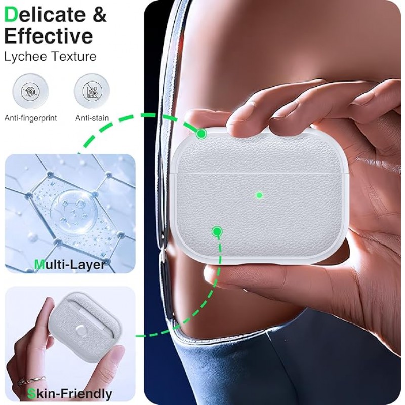 Θήκη PC Silicone Apple Airpods 4 White