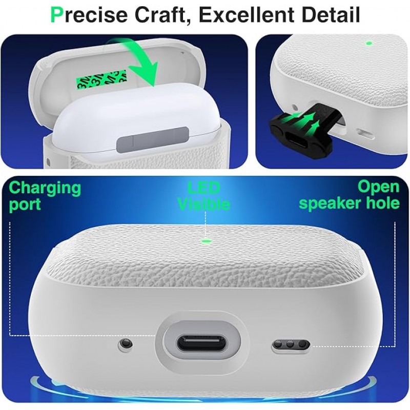 Θήκη PC Silicone Apple Airpods 4 White