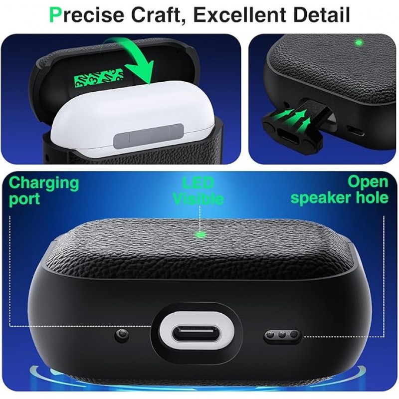 Θήκη PC Silicone Apple Airpods 4 Black