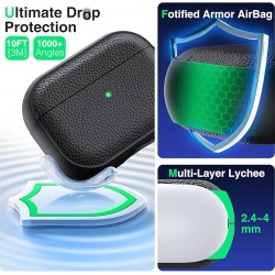 Θήκη PC Silicone Apple Airpods 4 Black