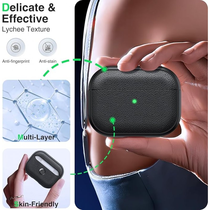 Θήκη PC Silicone Apple Airpods 4 Black