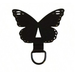 Ανταλλακτικό Pad για Λουράκι Λαιμο΄ύ Stainless Steel Ultra-Thin Mobile Pad Hanging Rope Clip Black