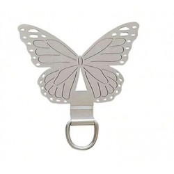 Ανταλλακτικό Pad για Λουράκι Λαιμο΄ύ Stainless Steel Ultra-Thin Mobile Pad Hanging Rope Clip Silver