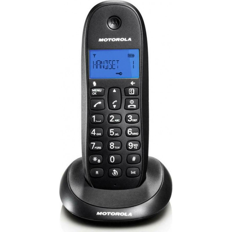 Ασύρματο Τηλέφωνο Motorola Dect C1001LB Black