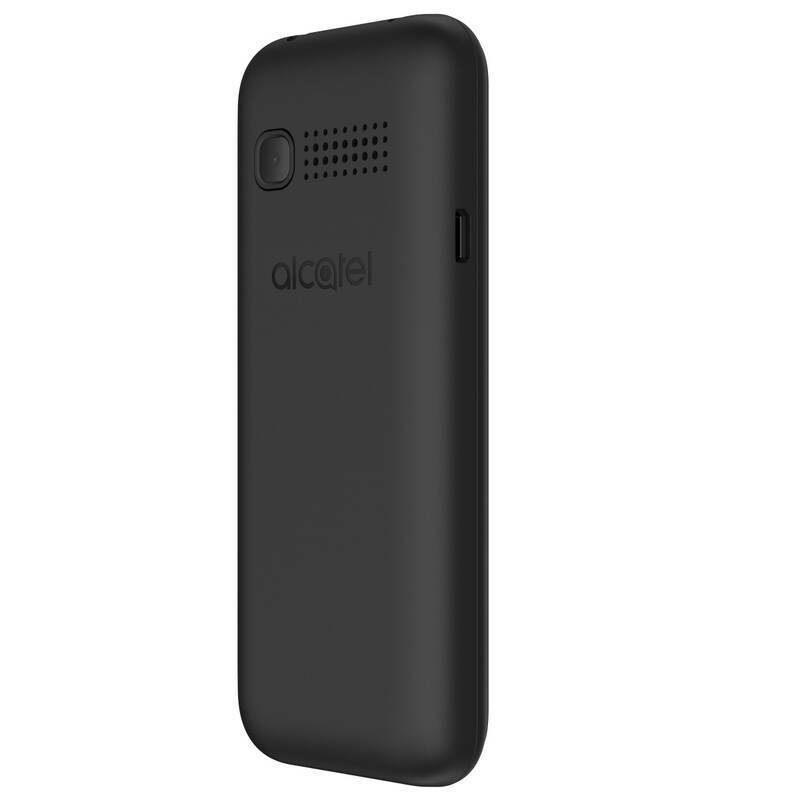 Alcatel 1068D Dual SIM Black (Ελληνικό Μενού)
