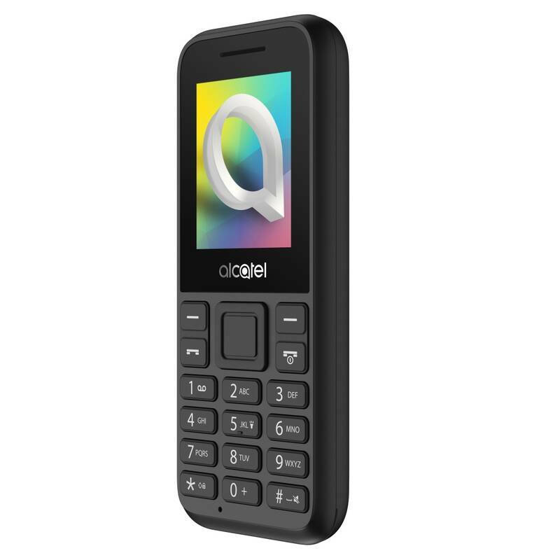 Alcatel 1068D Dual SIM Black (Ελληνικό Μενού)