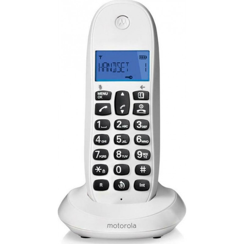Ασύρματο Τηλέφωνο Motorola Dect C1001CB White