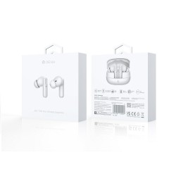 Ακουστικά Bluetooth Devia TWS Pro 1 with ANC Wireless Earphones White