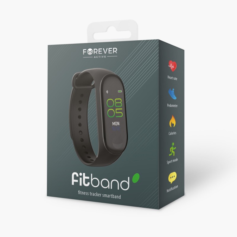 Smartwatch Forever Smart Bracelet Fitband SB-50 Black Smartwatch Forever Smart Bracelet Fitband SB-50 Black