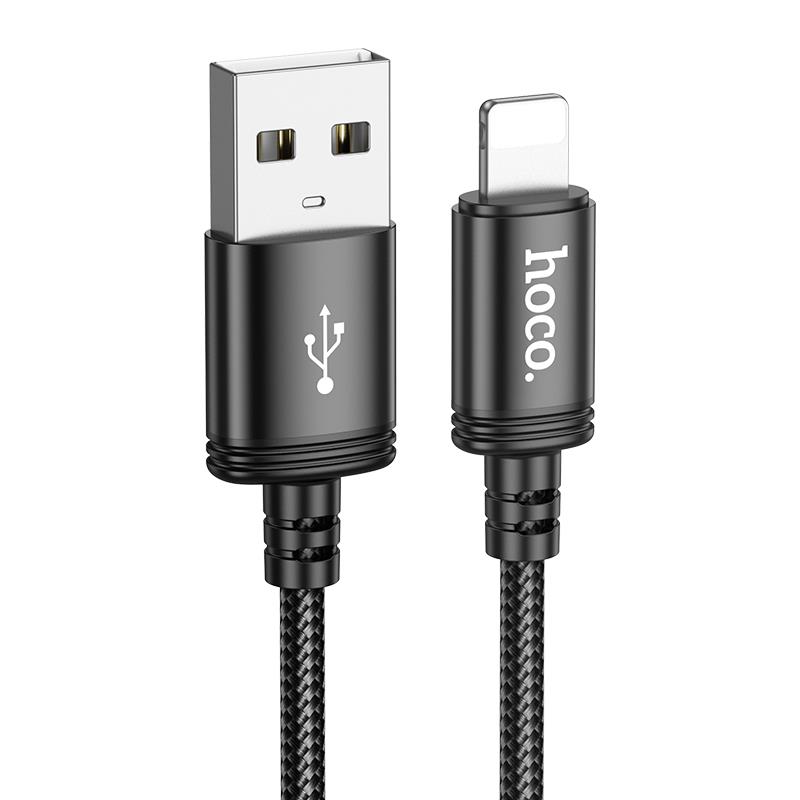 Καλώδιο Data Hoco Charging Cable USB to Lightning  X91 3m Black
