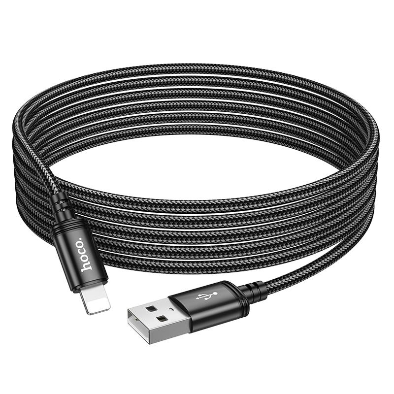 Καλώδιο Data Hoco Charging Cable USB to Lightning  X91 3m Black