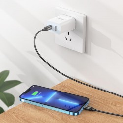 Καλώδιο Data Hoco Charging CableType-C to Lightning  X91 3m Black