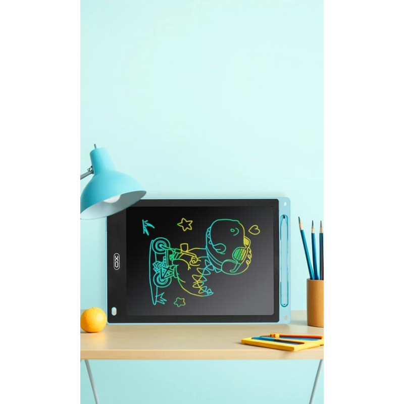 Drawing Notebook XO V01 LCD Tablet with Stylus Pen For Kids Blue