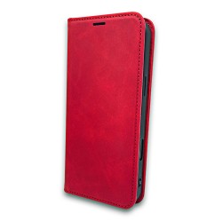 Θήκη Book Smart Suede Apple iPhone 16 Plus (6.7") Red