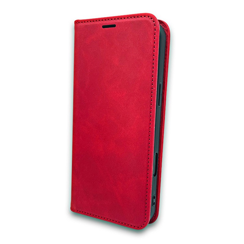 Θήκη Book Smart Suede Apple iPhone 16 Plus (6.7") Red