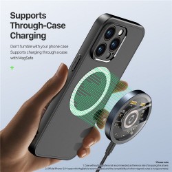 Ασύρματος Φορτιστής Duzzona W13 Magnetic Wireless Charger 15W Black Ασύρματος Φορτιστής Duzzona W13 Magnetic Wireless Charger 15W Black