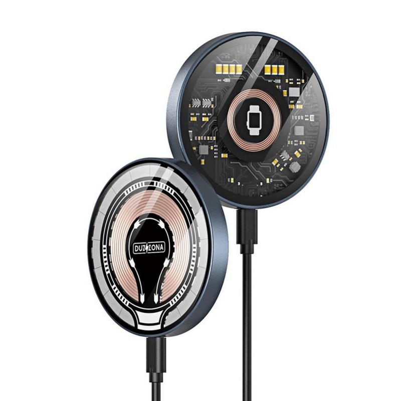 Ασύρματος Φορτιστής Duzzona W13 Magnetic Wireless Charger 15W Black Ασύρματος Φορτιστής Duzzona W13 Magnetic Wireless Charger 15W Black