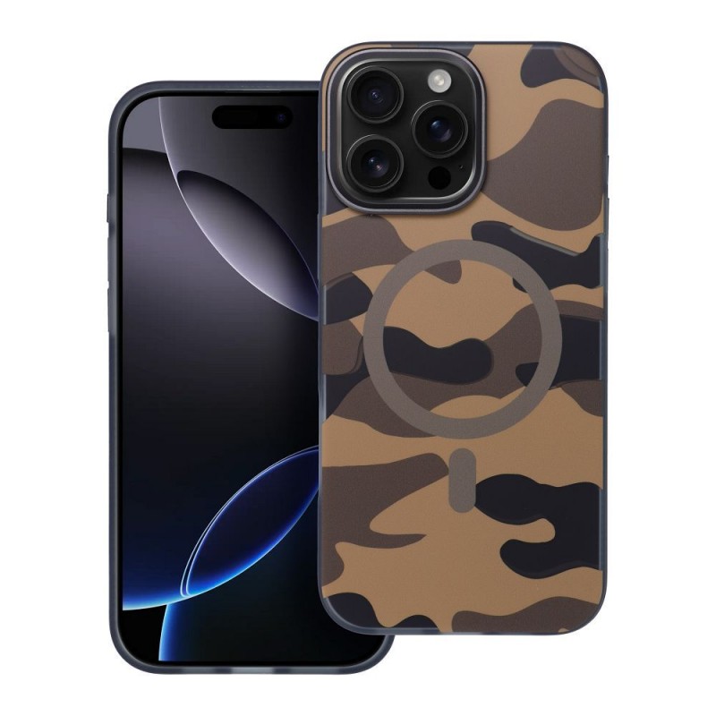 Θήκη Forcell F-Protect with Dual 4D Technology & MagSafe Case Apple iPhone 16 Pro Max (6.9") Desert Camo