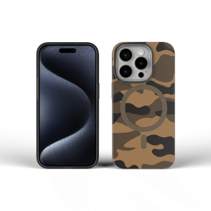 Θήκη Forcell F-Protect with Dual 4D Technology & MagSafe Case Apple iPhone 16 Pro Max (6.9") Desert Camo