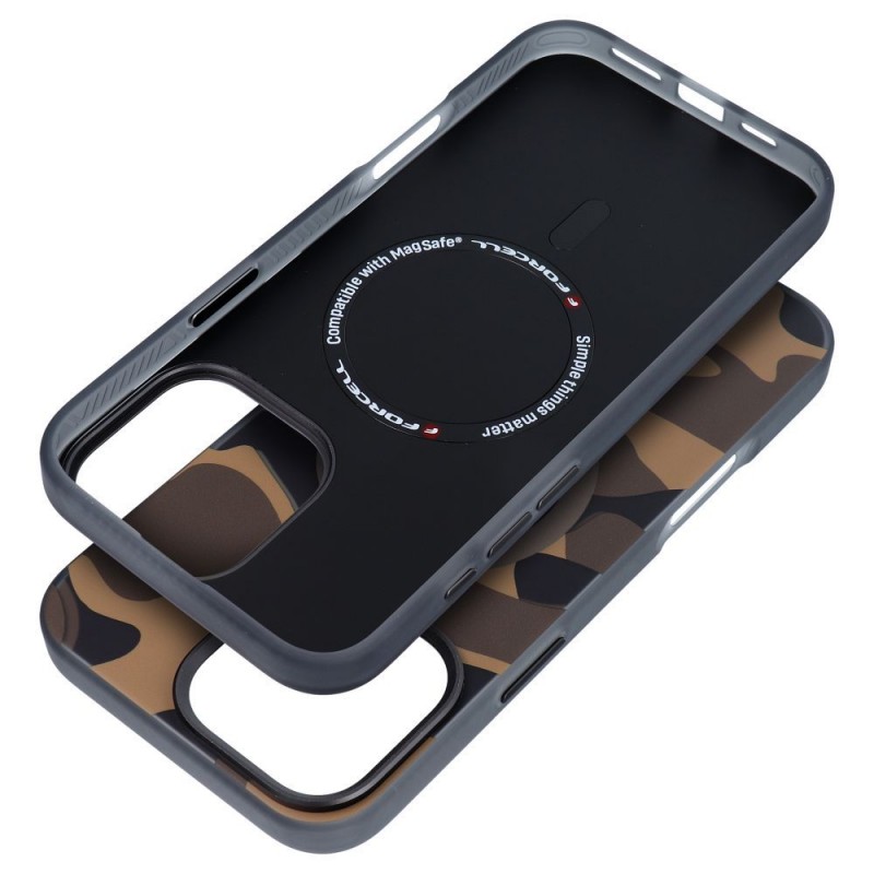 Θήκη Forcell F-Protect with Dual 4D Technology & MagSafe Case Apple iPhone 16 Pro Max (6.9") Desert Camo