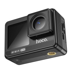 Action Camera Sports Hoco with Digital Displays 1.3" + 2" Anti-Shake IPS 4K DV102 Black