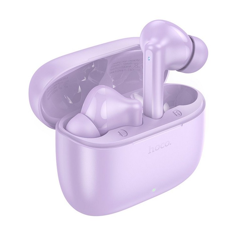 Ακουστικά Bluetooth Hoco TWS EQ2 WIreless Earphones Purple