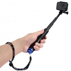 Selfie Stick Puluz for Sports Cameras Black
