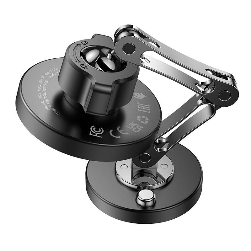 Βάση Αυτοκινήτου Hoco HW26 Jacques Metal Dashboard Car Holder Black