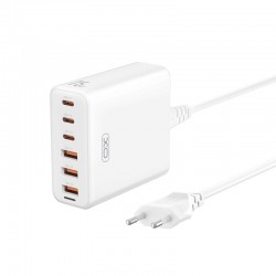 Φορτιστής Desktop XO L133 75W GAN 3xUSB-A & 3xType-C