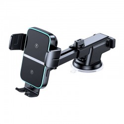 Βάση Αυτοκινήτου Joyroom JR-ZS246 Dashboard Mount with Qi Inductive Charger με Ρυθμιζόμενα Άγκιστρα Black Βάση Αυτοκινήτου Joyroom JR-ZS246 Dashboard Mount with Qi Inductive Charger με Ρυθμιζόμενα Άγκιστρα Black