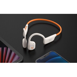 Ακουστικά Bluetooth Onikuma TWS T37 Bone Conduction Headphones White / Orange