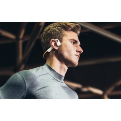 Ακουστικά Bluetooth Onikuma TWS T37 Bone Conduction Headphones White / Orange