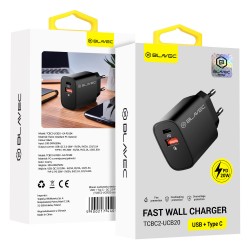 Φορτιστής BLavec Wall Charger BC2 Type-C & USB 20W Black Φορτιστής BLavec Wall Charger BC2 Type-C & USB 20W Black