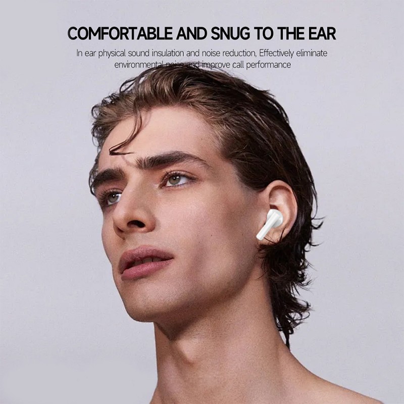 Ακουστικά Bluetooth Blavec TWS Earphones BW01 (BW01-W) Pure White