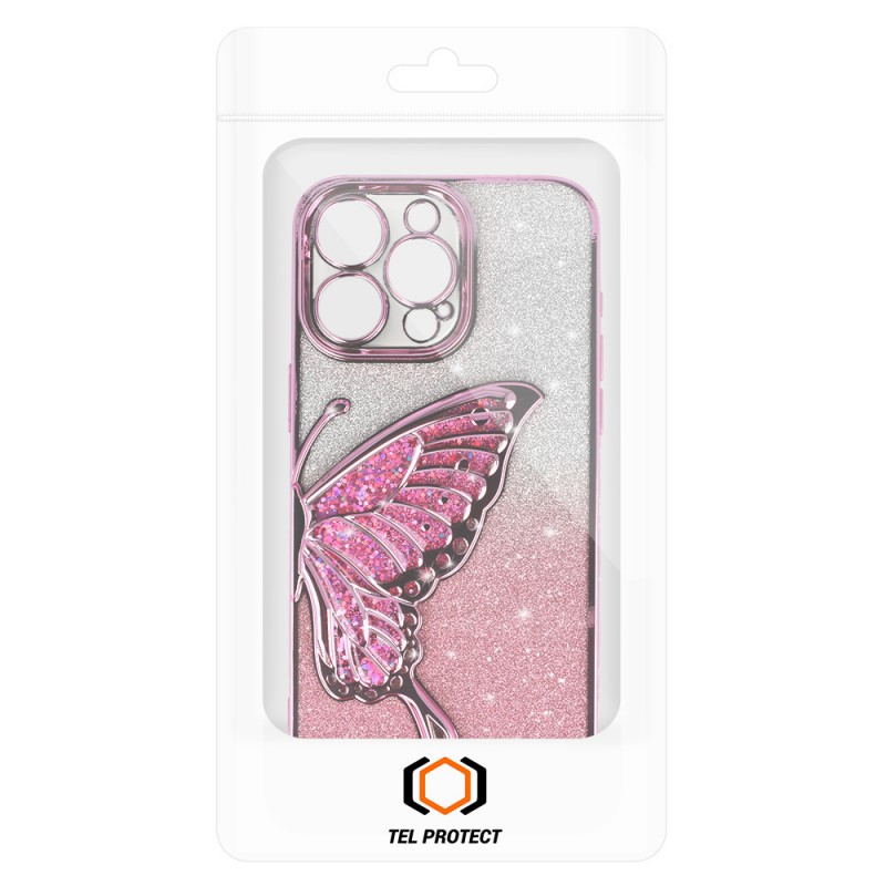 Θήκη Tel-Protect Butterfly Water Case Apple iPhone 16 Plus (6.7") Pink