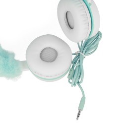 Ακουστικά Handsfree GJBY Plush Rabbit White