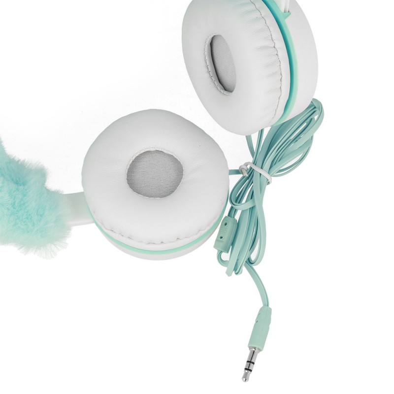Ακουστικά Handsfree GJBY Plush Rabbit White