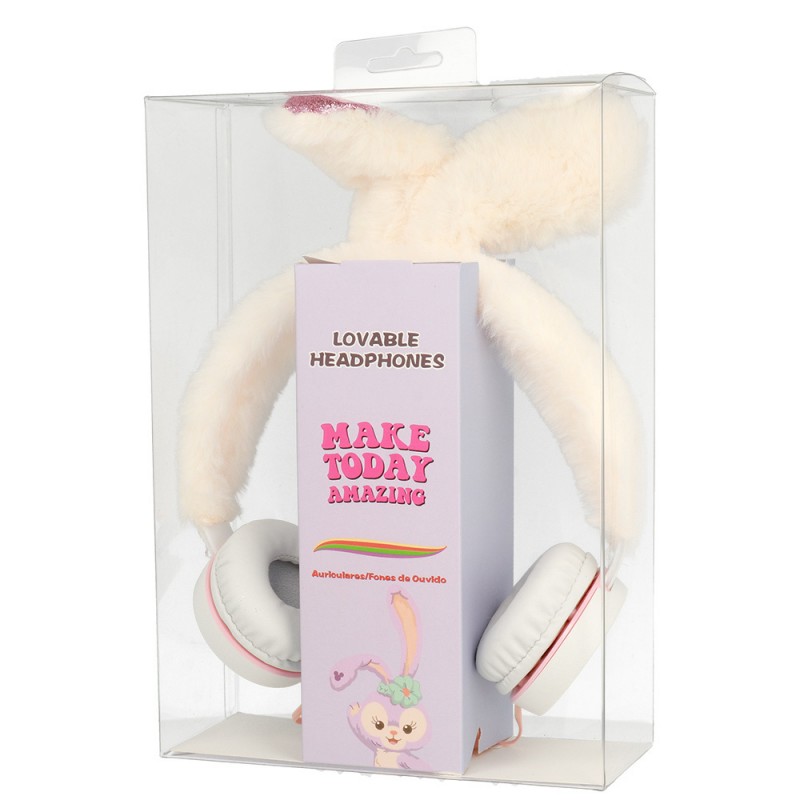 Ακουστικά Handsfree GJBY Plush Rabbit White
