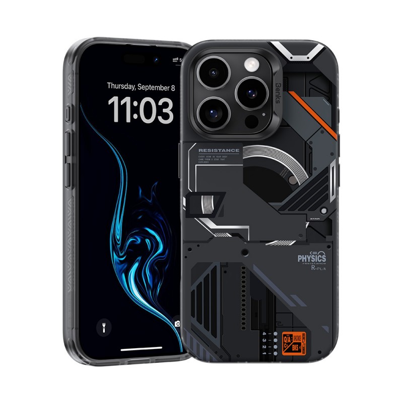 Θήκη Benks Magnetic Mecha Series Apple iPhone 16 Pro (6.3") Black