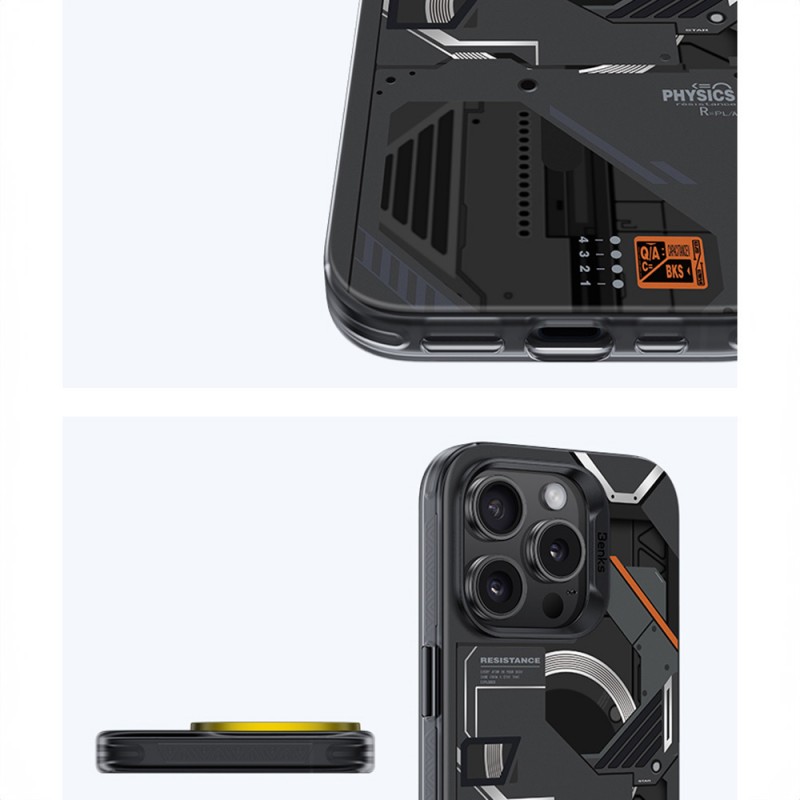 Θήκη Benks Magnetic Mecha Series Apple iPhone 16 Pro (6.3") Black