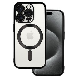 Θήκη Metallic with MagSafe Magnet Apple iPhone 12 Pro (6.1") Black