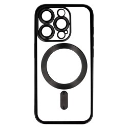 Θήκη Metallic with MagSafe Magnet Apple iPhone 12 Pro (6.1") Black