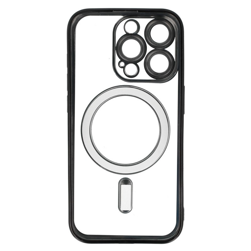 Θήκη Metallic with MagSafe Magnet Apple iPhone 12 Pro (6.1") Black