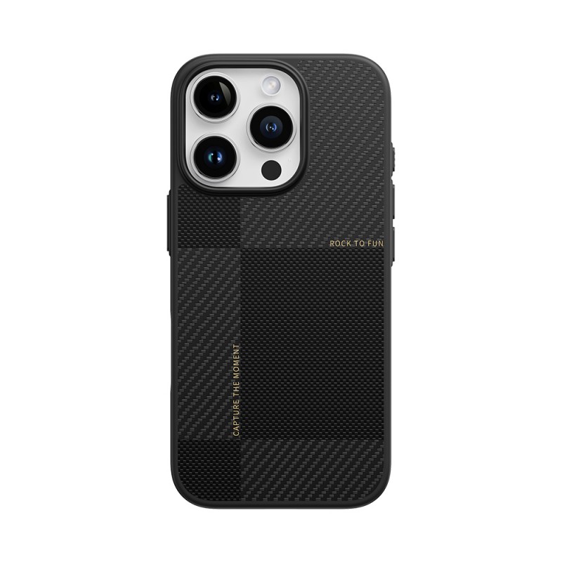 Θήκη Rock Ultra Thin Aramid Fiber Kevlar 600D Case Apple iPhone 16 Pro Max (6.7") Black