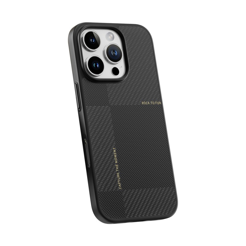 Θήκη Rock Ultra Thin Aramid Fiber Kevlar 600D Case Apple iPhone 16 Pro Max (6.7") Black