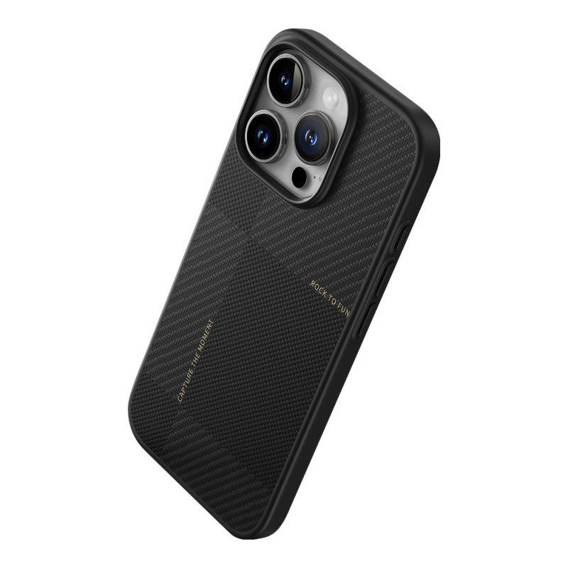 Θήκη Rock Ultra Thin Aramid Fiber Kevlar 600D Case Apple iPhone 16 Pro Max (6.7") Black