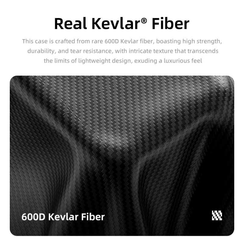 Θήκη Rock Ultra Thin Aramid Fiber Kevlar 600D Case Apple iPhone 16 Pro Max (6.7") Black