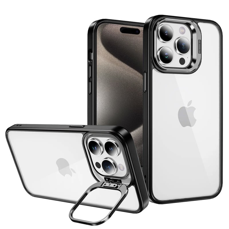 Θήκη Tel-Protect Tel Protect Kickstand Case + Camera Glass (lens)  Apple iPhone 11 Pro Max (6.5") Black
